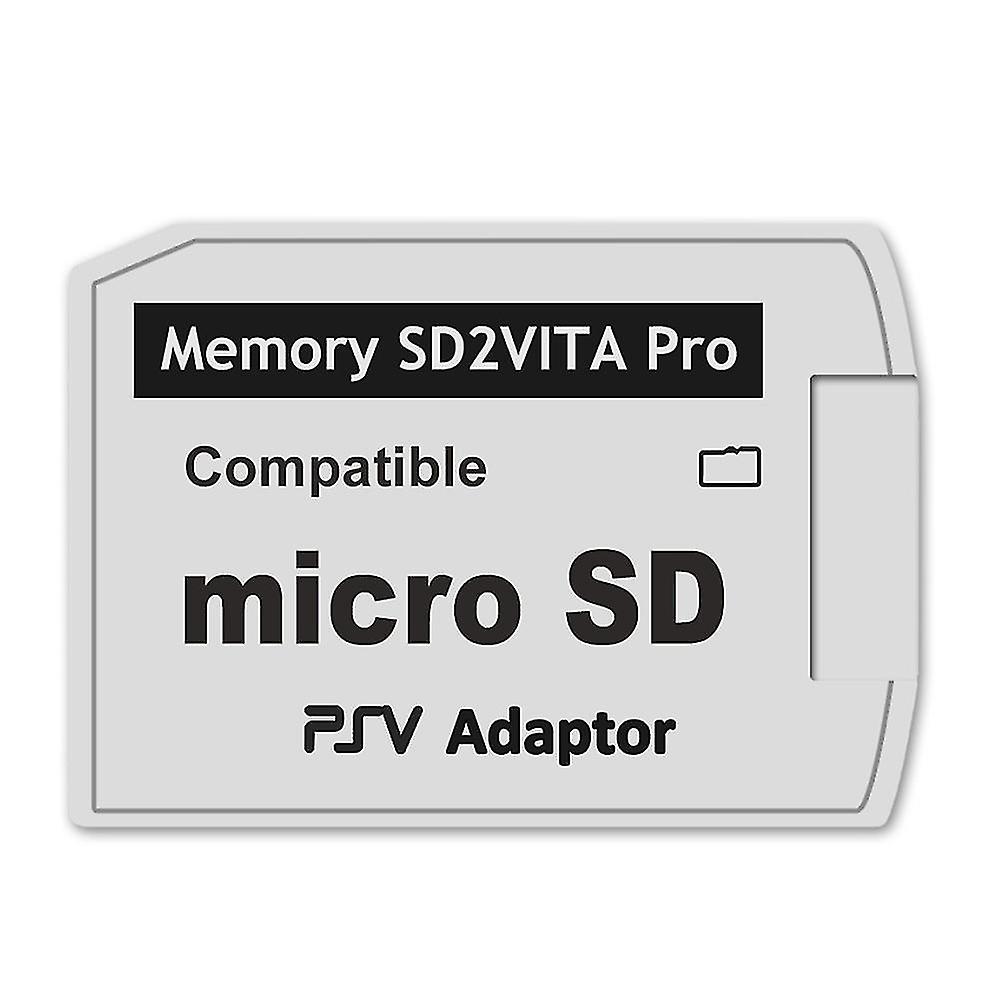 Sd2vita 5.0 Memory Card Adapter, For Ps Vita Psvsd -sd Adapter For Psv 1000/2000 Pstv Fw 3.60 Henka-AO