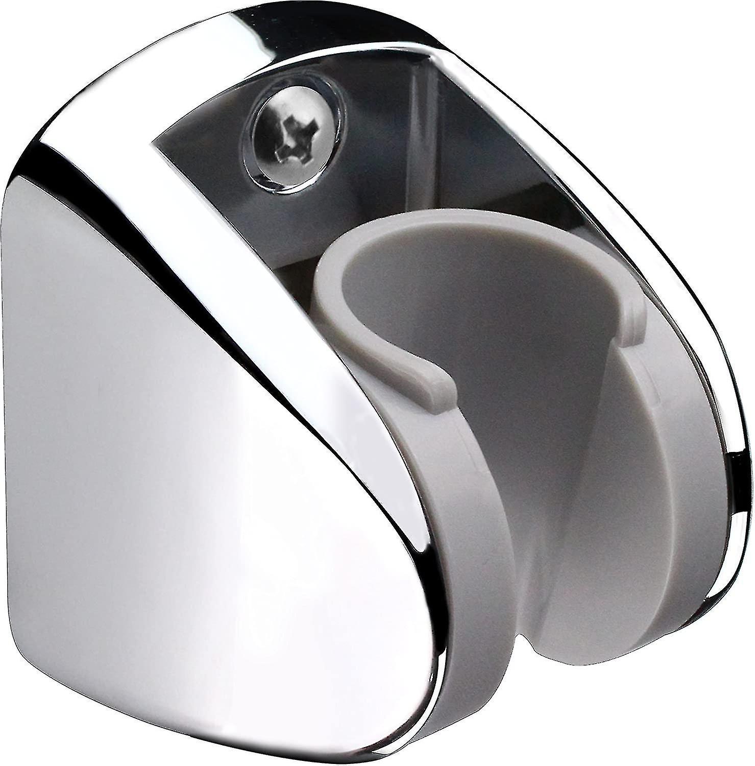 On Wall Mount Shower Bracket For Handheld Shower Head, Height Adjustable Holder - Large Angle Adjust