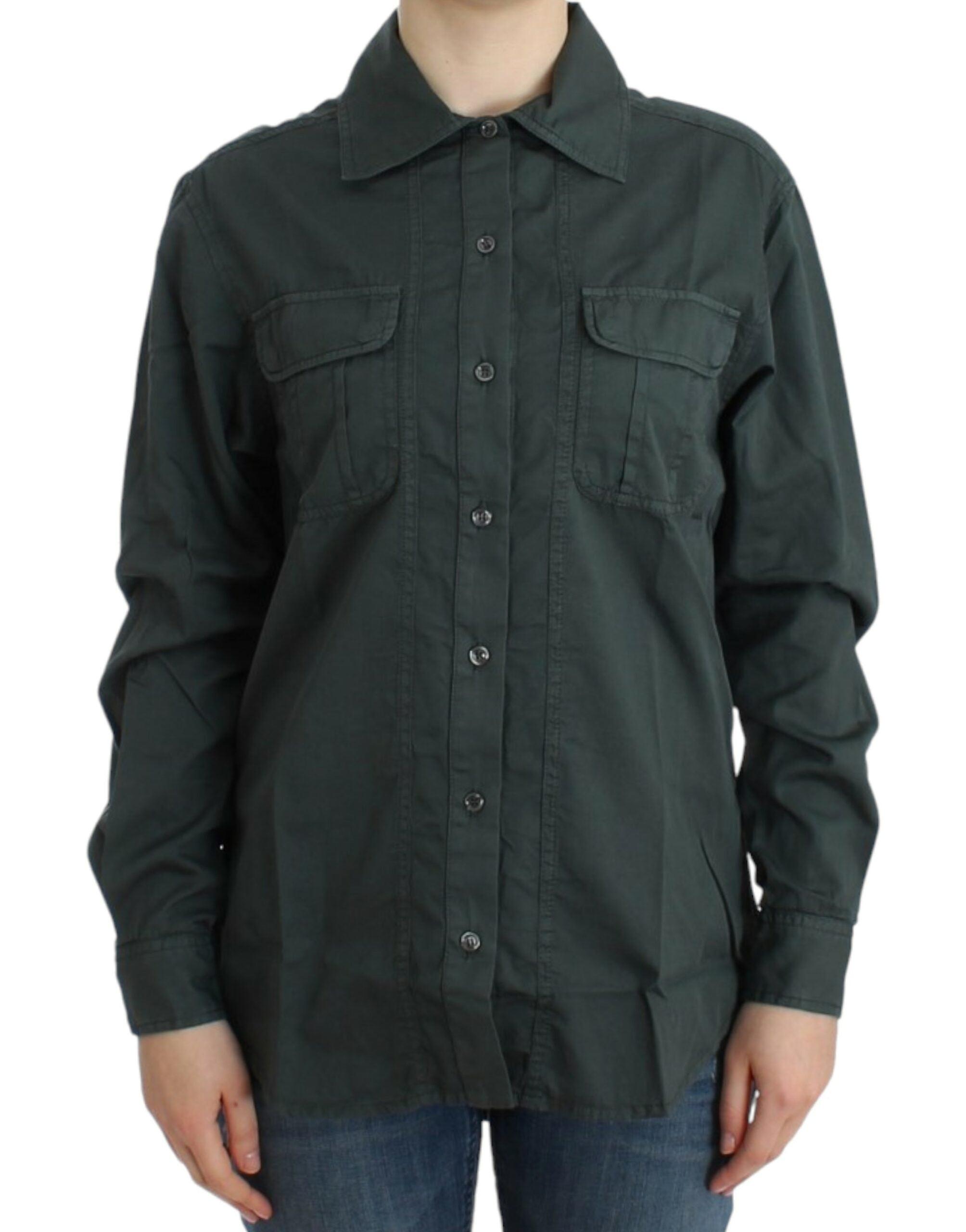 Gray Button Down Shirt
