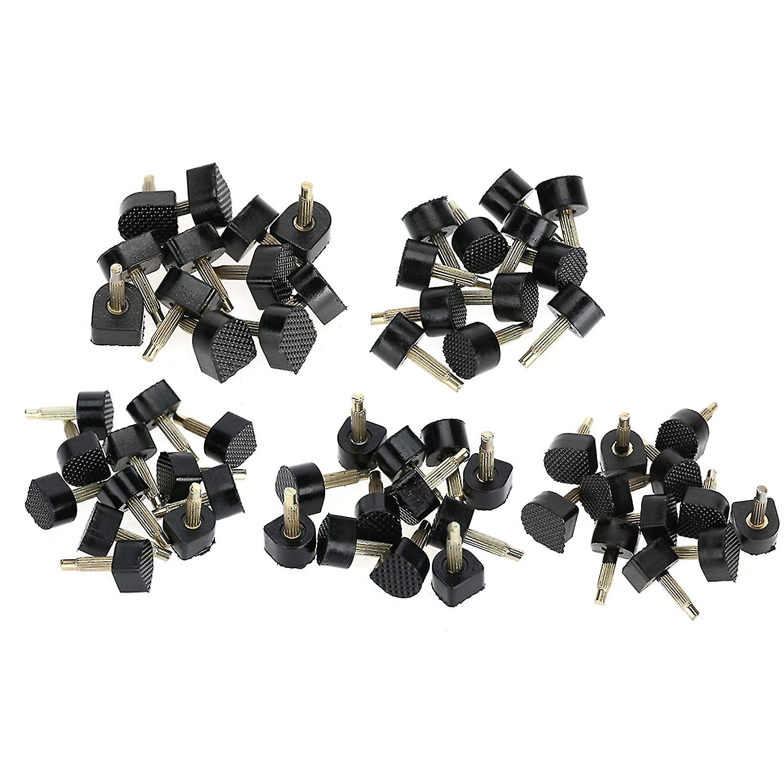 Super Star Shoe Repair Super Star High Heel Repair Tips / Lifts - 10mm Size, 12 Pairs (24 Total) - Shoe Cobbler Replacement Taps Shoe Lifts For Men - Foto 7