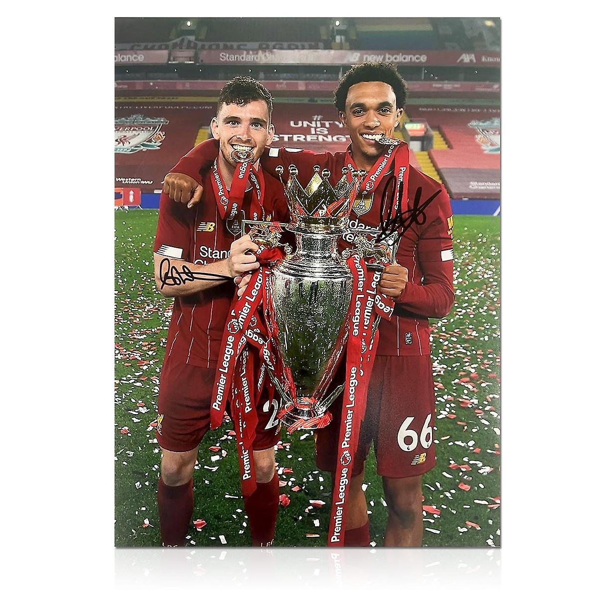 Trent Alexander-Arnold & Andy Robertson Signed Liverpool Football Photo