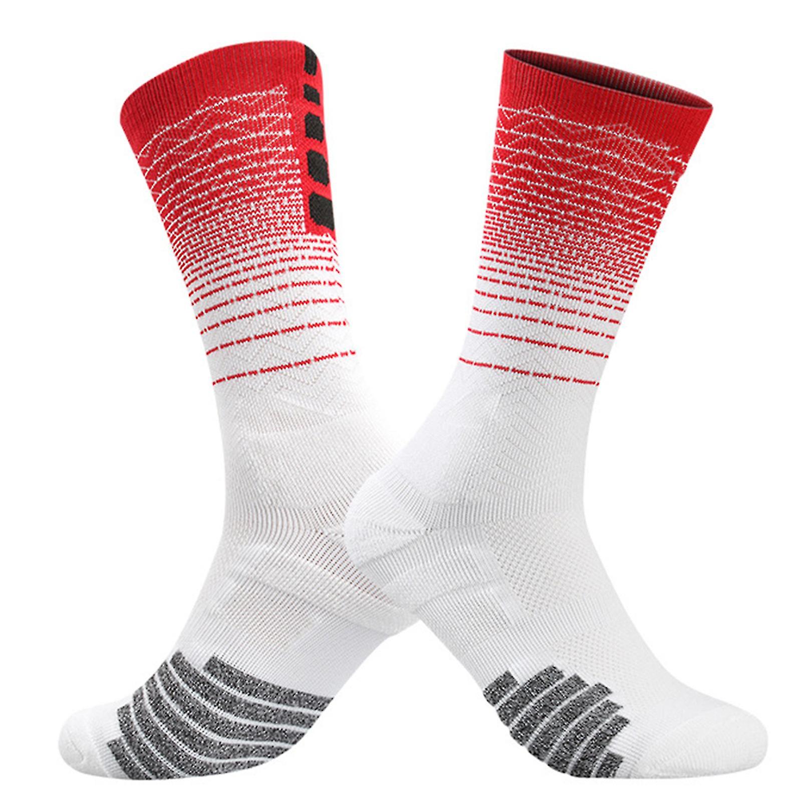 Men's Athletic Socks Cushioned Crew Moisture Control Soft For Hiking Running
