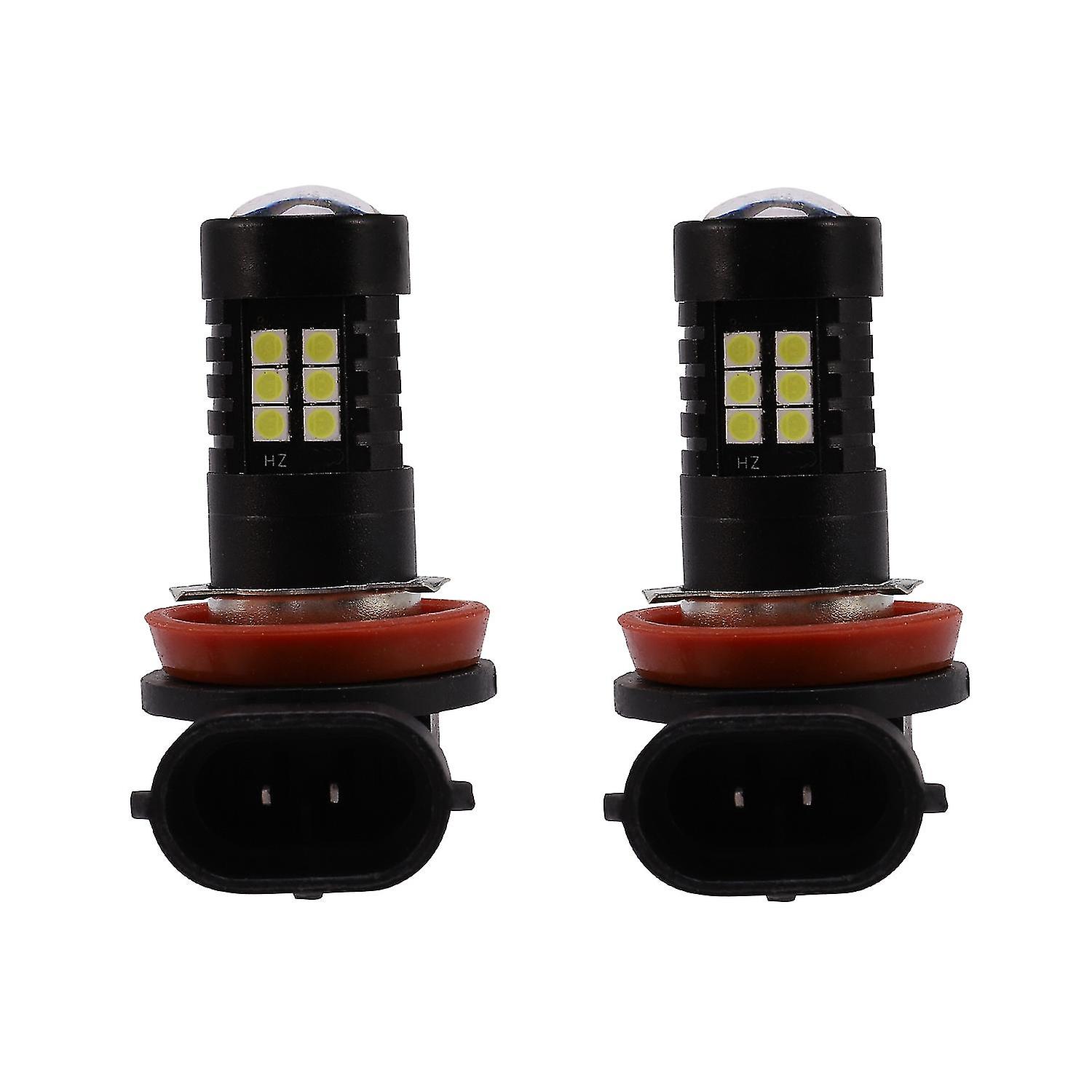 2x Canbus H8 3030 21smd Led Drl Daytime Running Fog Light Bulbs For