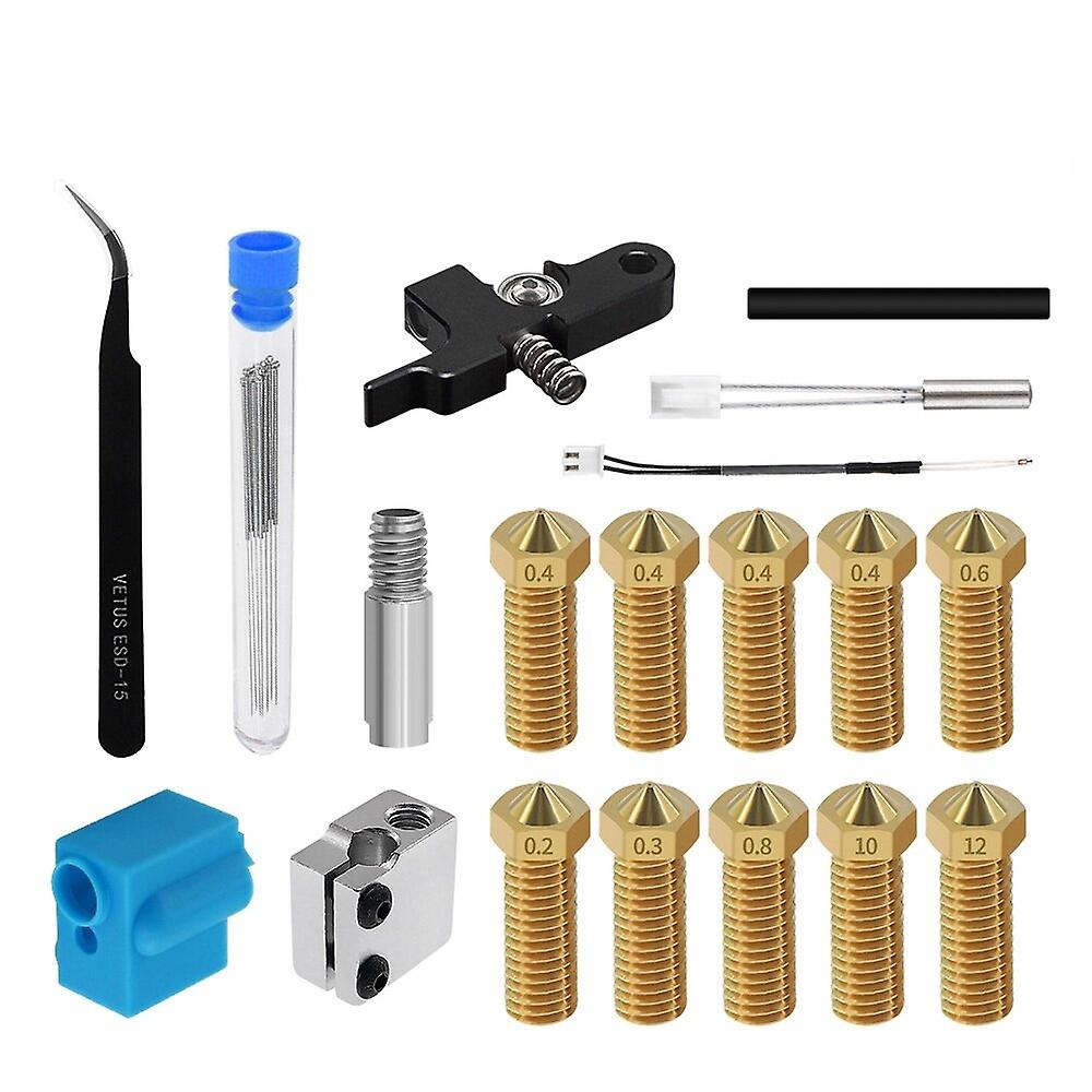 TWO TREES Volcano Nozzle Hotend Heating Block Parts Kit fits Artillery Sidewinder X1 Genius 3D Print