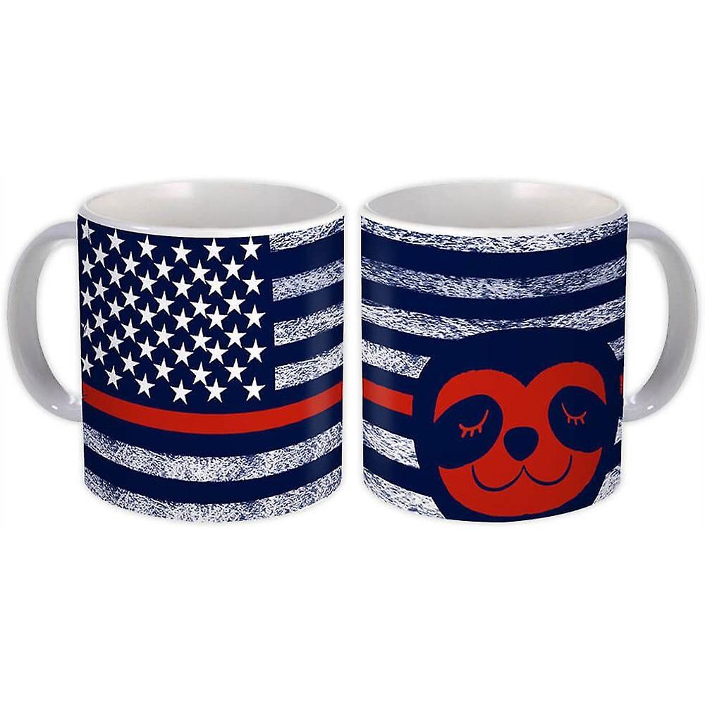 Presentmugg: Flagga Sengångare Americana