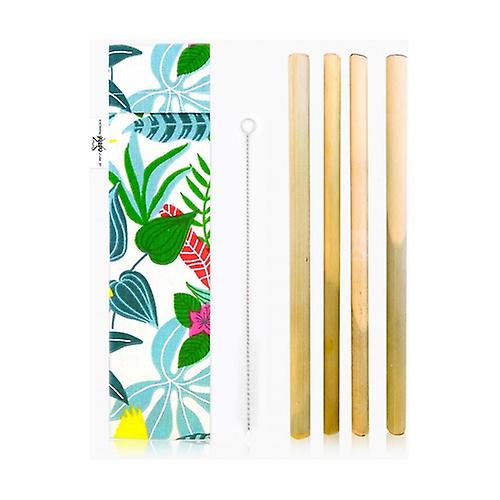 4 French bamboo straws 1 unit