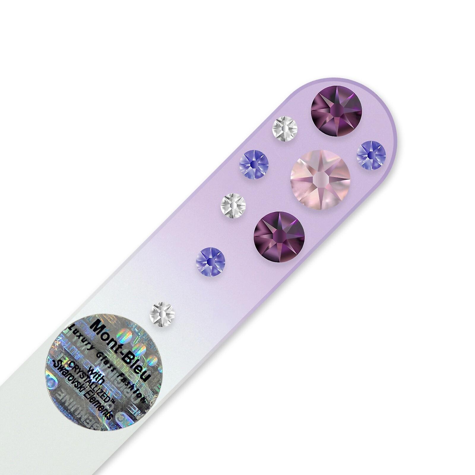 Mini crystal nail file WC-S - Amethyst - Light Amethyst