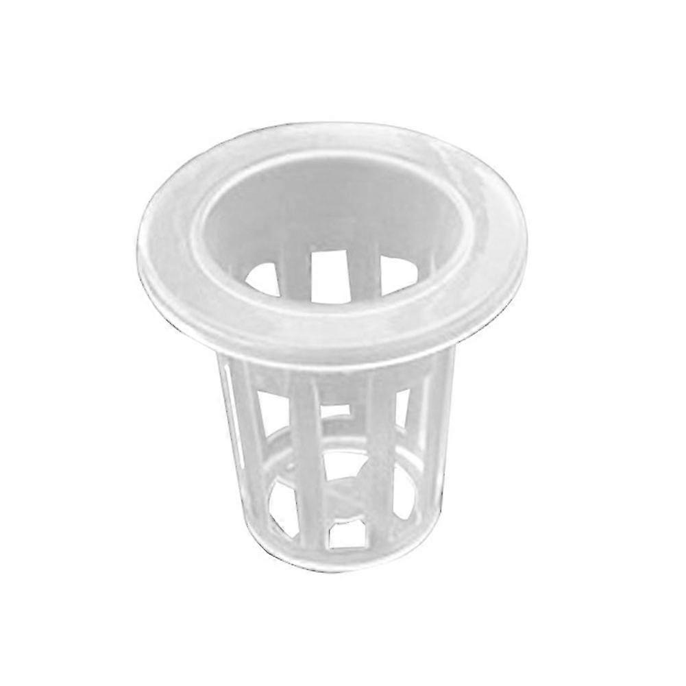 100pcs Garden Plastic Net Cups Planting Basket Cup Set Slotted Mesh Net Cups Wide Lip Bucket Basket