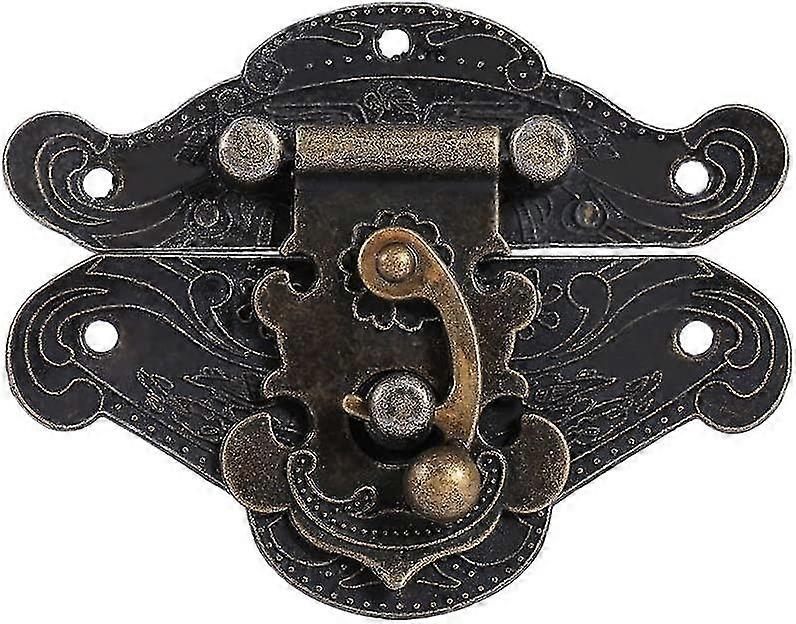 Vintage Antique Embossing Hasp Latches Latch Lock Clasp With Screws(4pcsl)