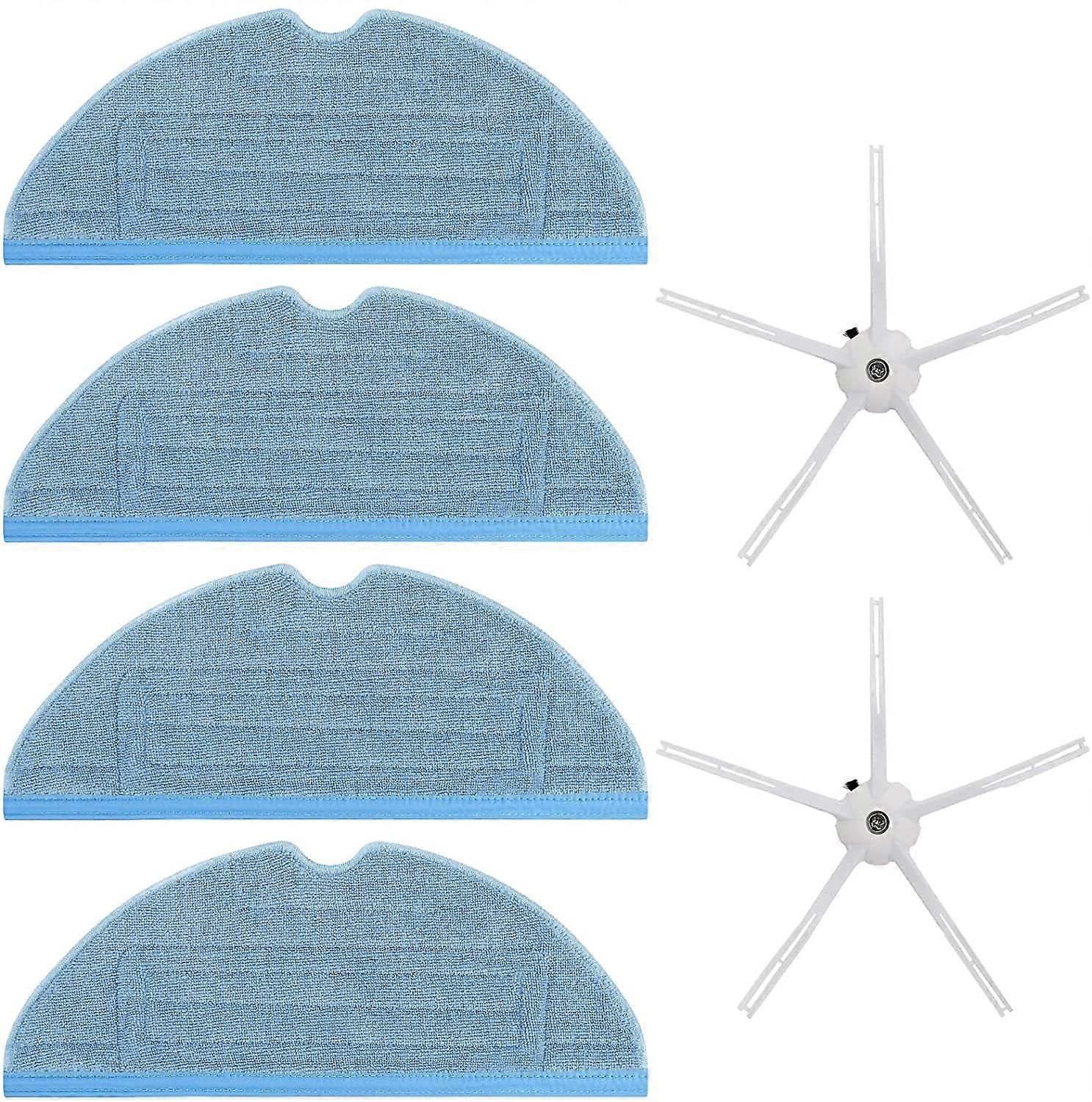 Chiffons de Nettoyage en Microfibre pour Roborock S7 S7 Plus T7 T7 Plus, Roborock S7 Serpillire, Robot Aspirateur Rechange Accessoires Kit Pack de 4 L