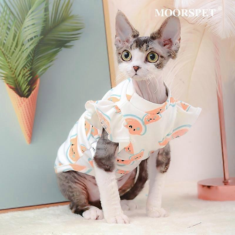 Pet Apparel Dog Cat Clothes strawberry Print ~ Pet Size S