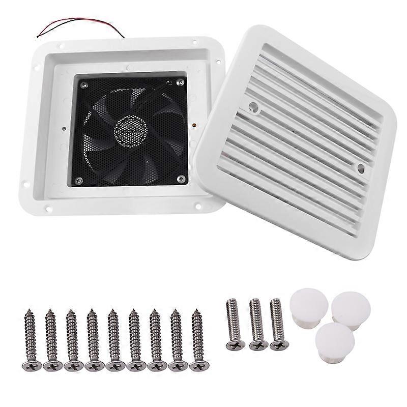 LBQ 12V Universal Rv Motorhome Mute Roof Cooling Trailer Exhaust Fan Caravan Effective Ceiling Mount Ventilation