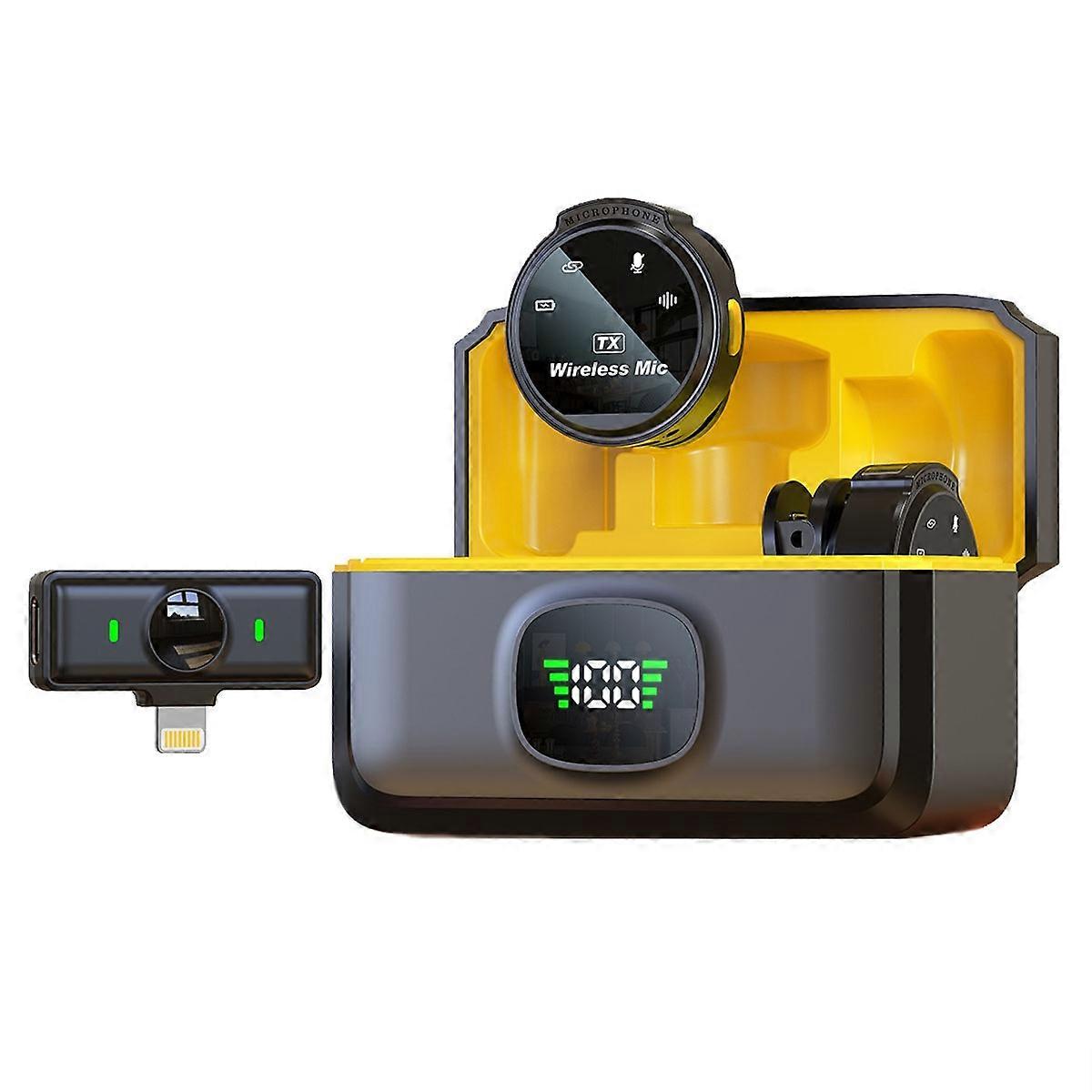 J6 Smart Magnetic Wireless Collar Microphone 8 Pin