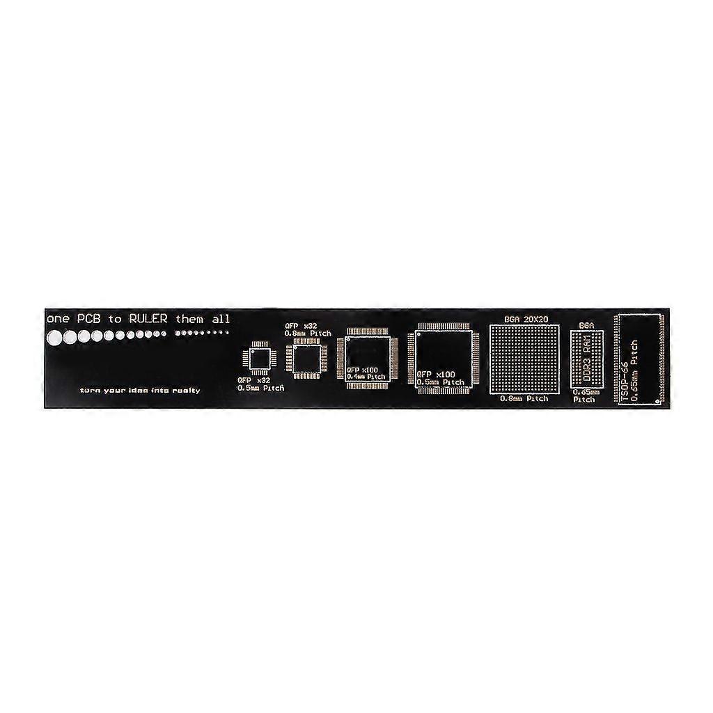 Pcb Reference Ruler Pcb Packaging Units For Electronic Engineers
