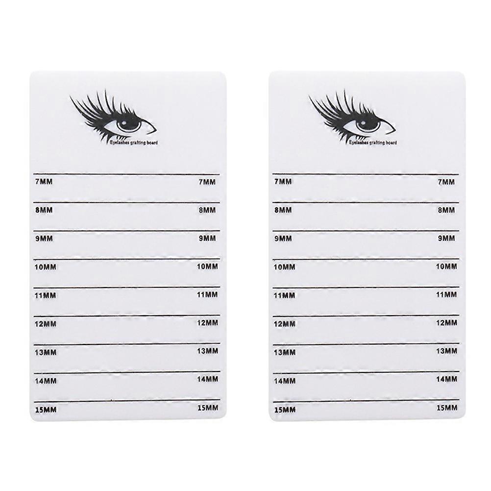 2 Pcs Acrylic Display Boards For Eyelash Extensions Display Boards for Beauty Salons