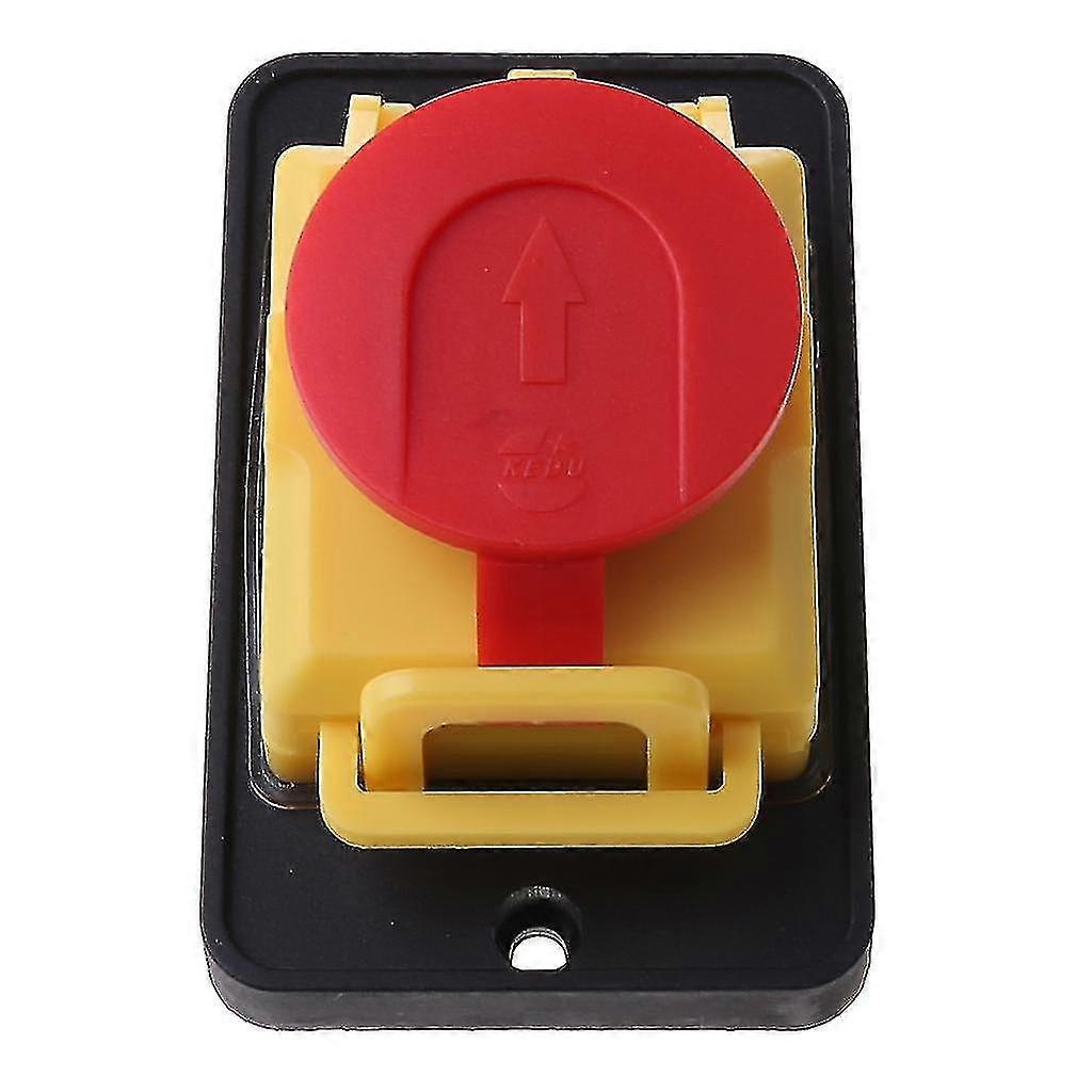 Pulsante Start/Stop KJD12 NVR 4 Pin - Per Macchine Legno E Metallo 250V