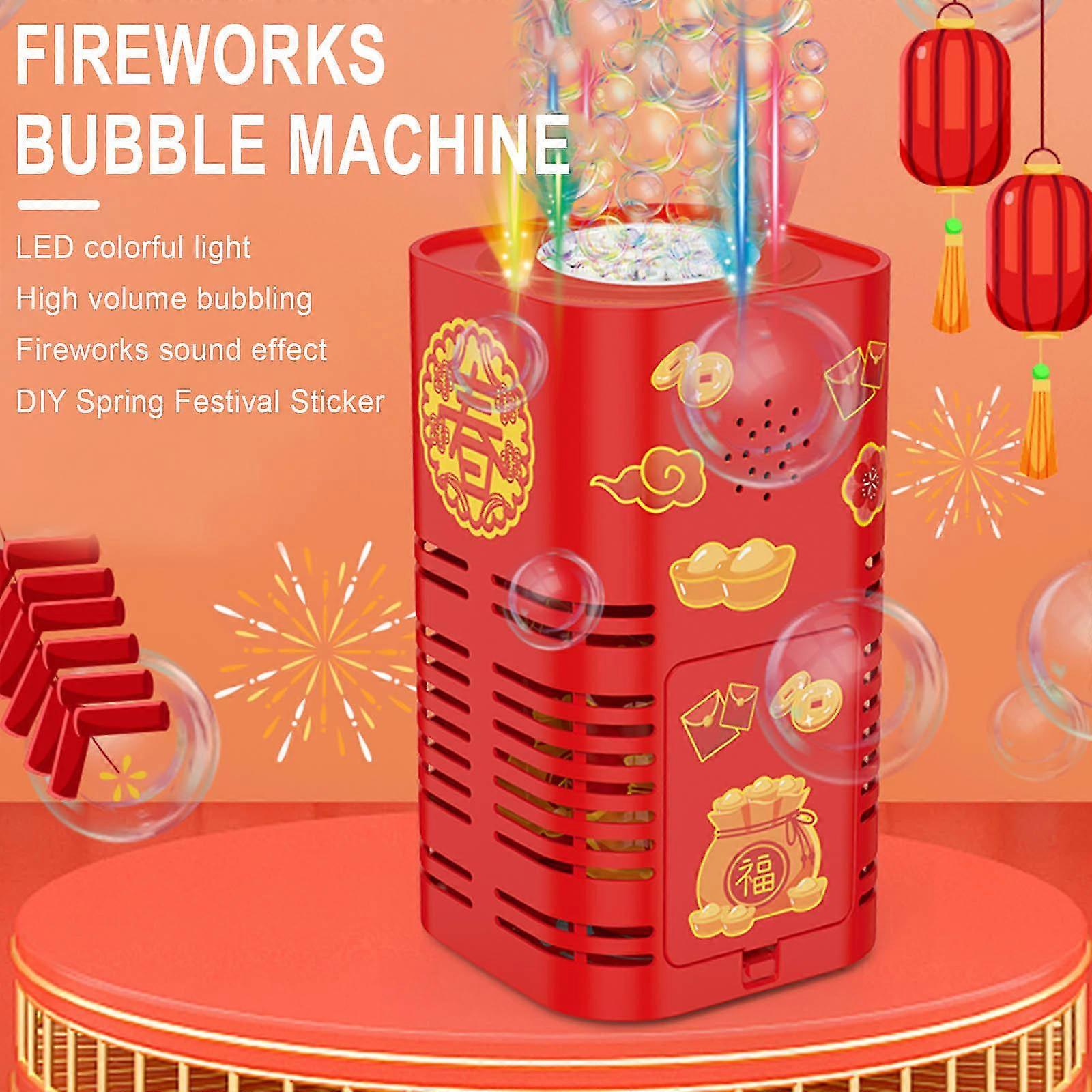 Bubble Maker Machine With 12-Hole And Bubble Fire-Work Electric Automatic Bubble Maker Machine