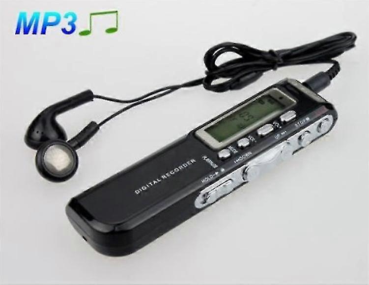 1.3\ Led Mini Digital Voice Recorder With Mp3 Player Black And Sliver 8gb