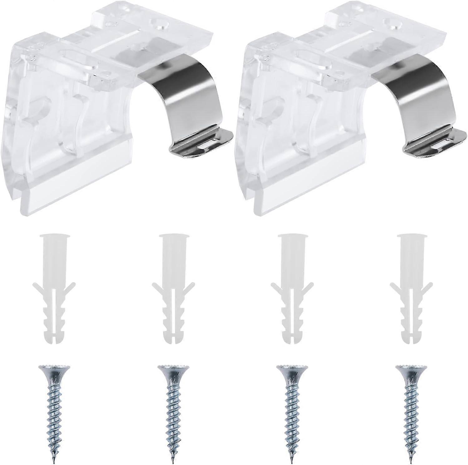2 Packs Window Blind Brackets, Mini Blind Brackets