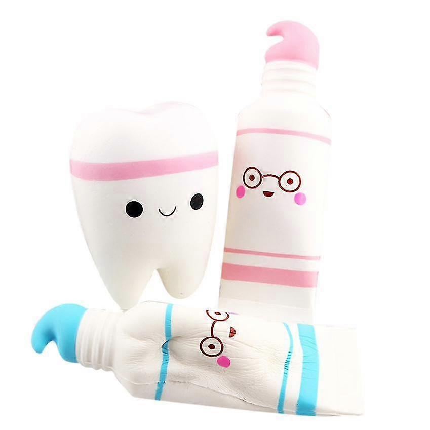 Antistress Squish Toy Simulation Cartoon Squishy Toothpaste Scented Slow Rising Stress Reliever Squeeze Toy For Kids