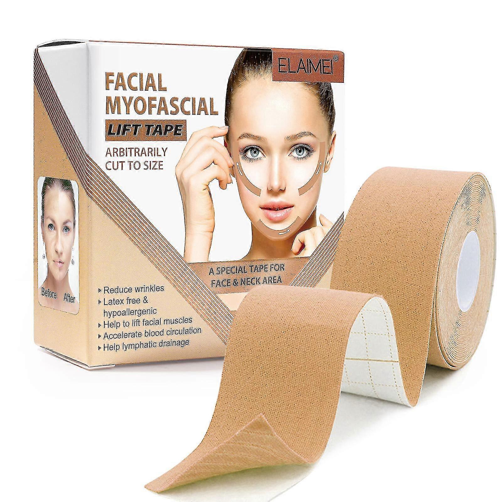 Facial Myofascial Lift Tape Wrinkle Patches for Face, Eyes, and Neck - Anti-Wrinkle Stickers