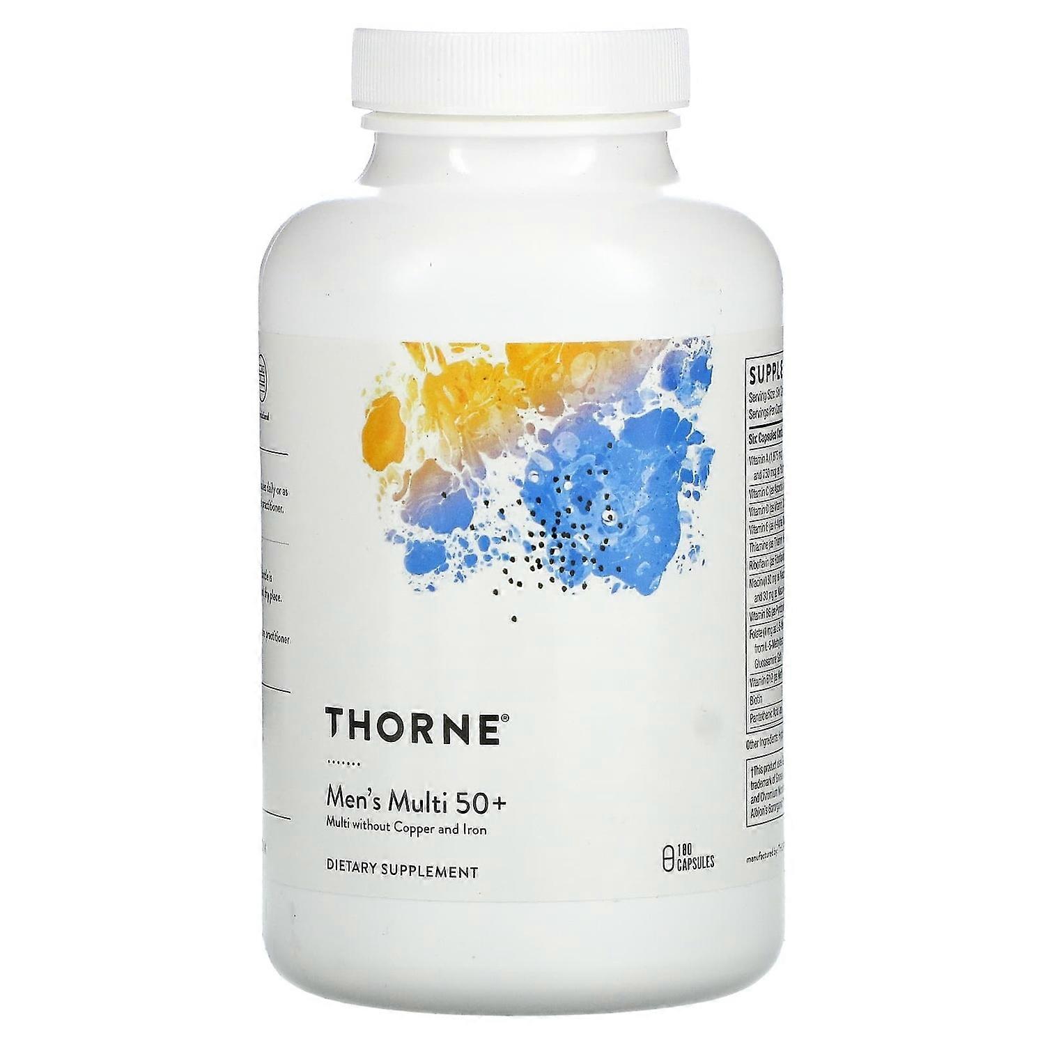 Thorne, Men's Multi 50+, 180 Capsules