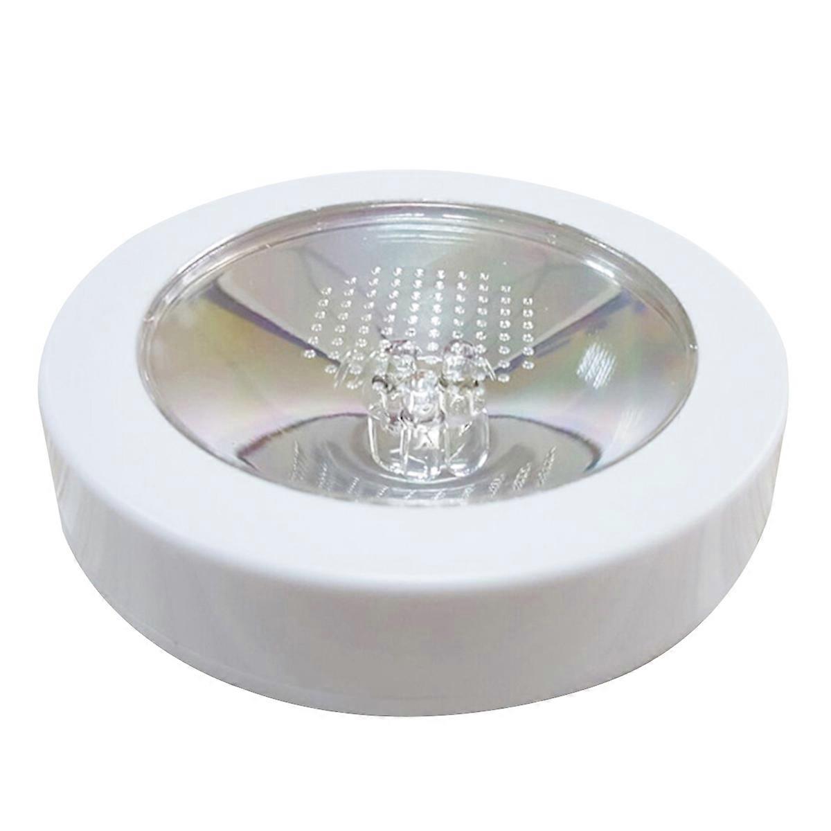 LED RGB Base Light Battery Powered Display Stands for Home Plant Garden Party Decoration No Battery Included(White)