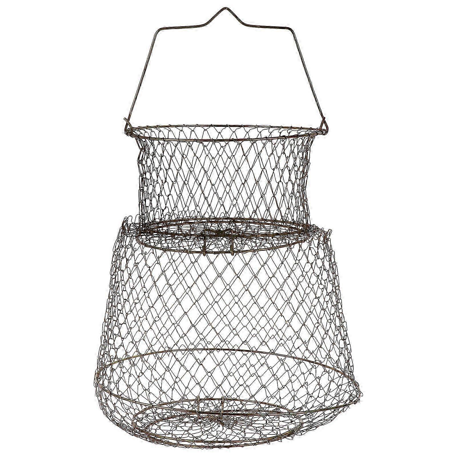 Fishing Net Folding Fish Shrimp Mesh Cage Fishing Trap Net for Fisherman