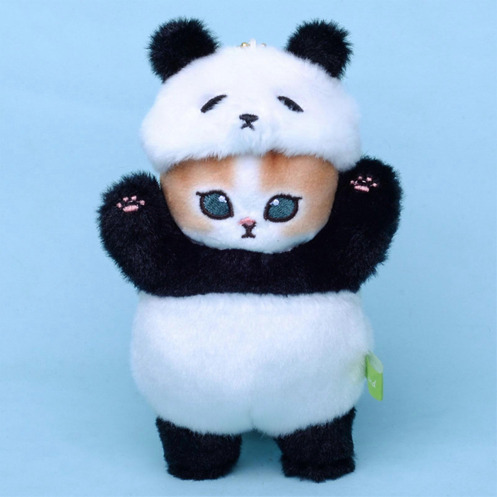 Cute Cat Plush Pendant Soft Stuffed Doll Soft Comfortable Skin-friendly Stuffed Doll for Children Girls Gift Decoration