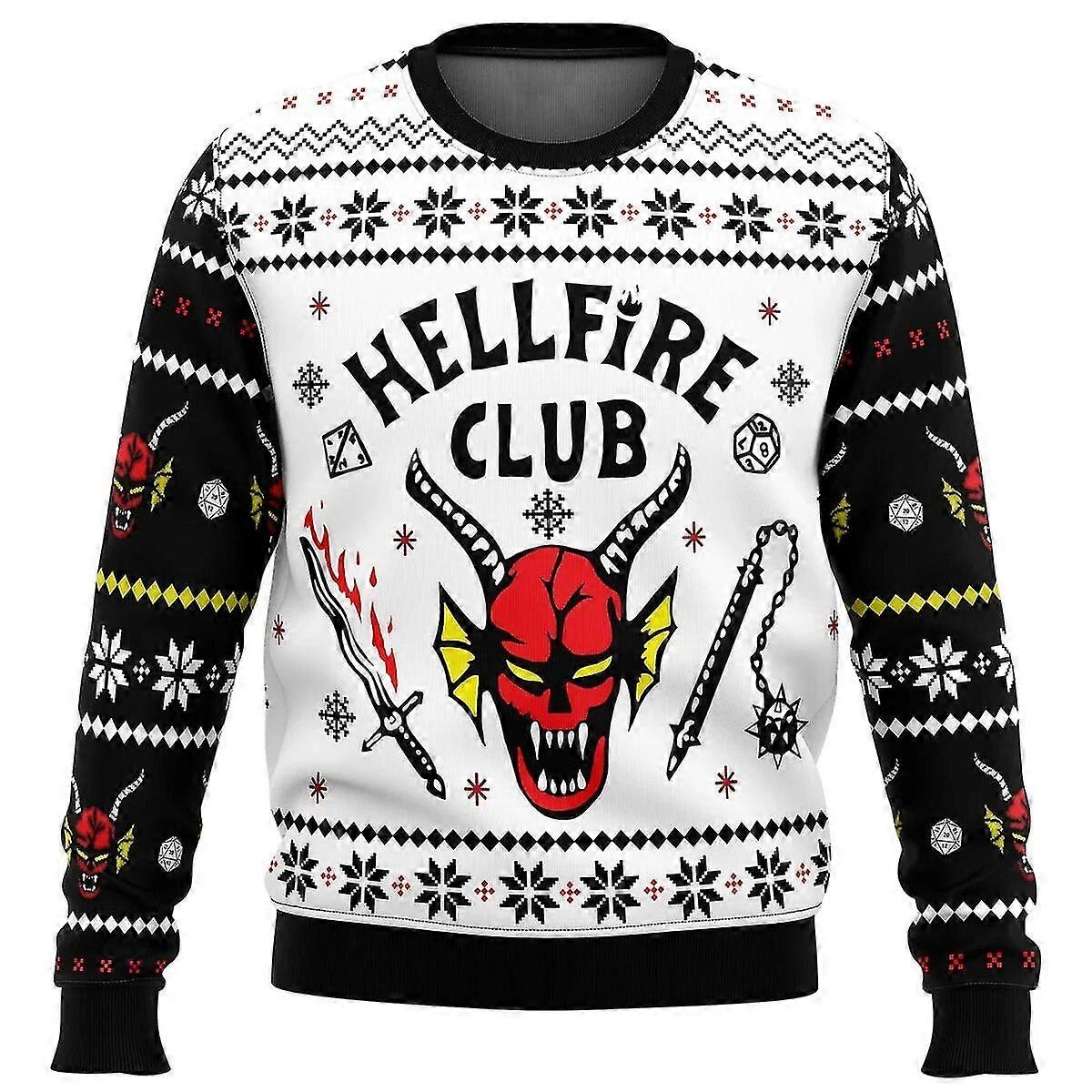 Stranger Things Çirkin Noel Kazak Hediye Noel Baba Kazak Erkekler 3d Sweatshirt Ve Üst Sonbahar Ve Kış