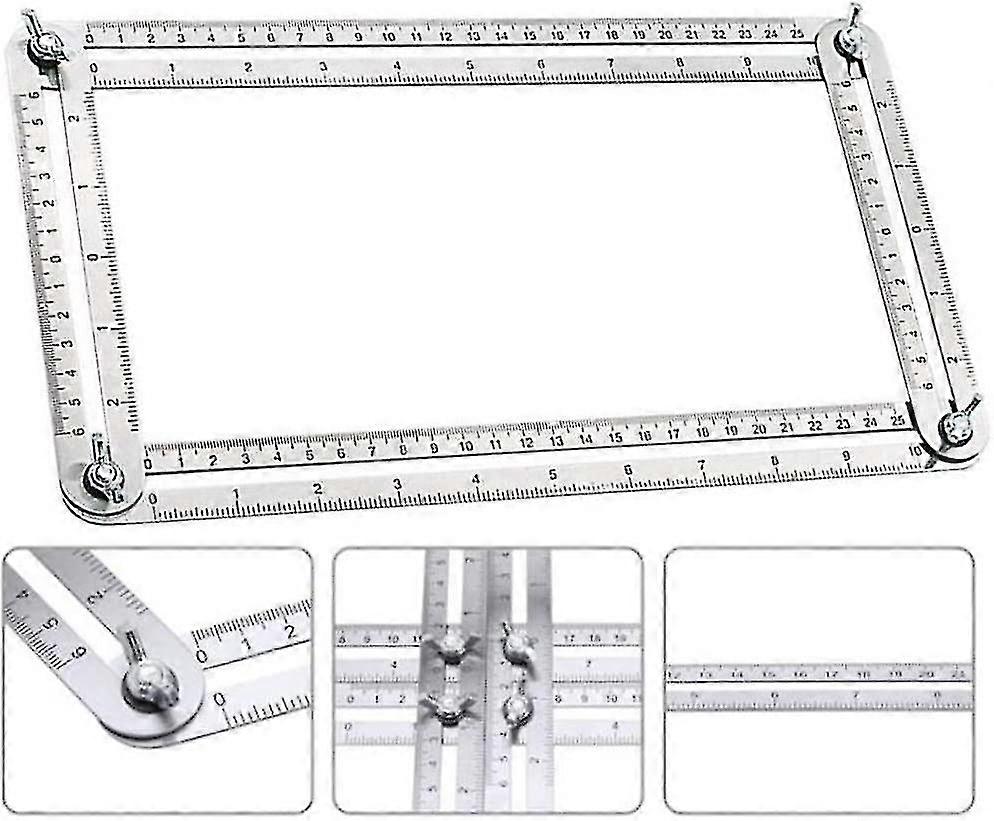 Xinlie Angle Measuring Ruler Multi-angle Ruler Angle Template Premium Template Tool Ruler Angle Template Angle Measuring Tool Protractor Template Tool