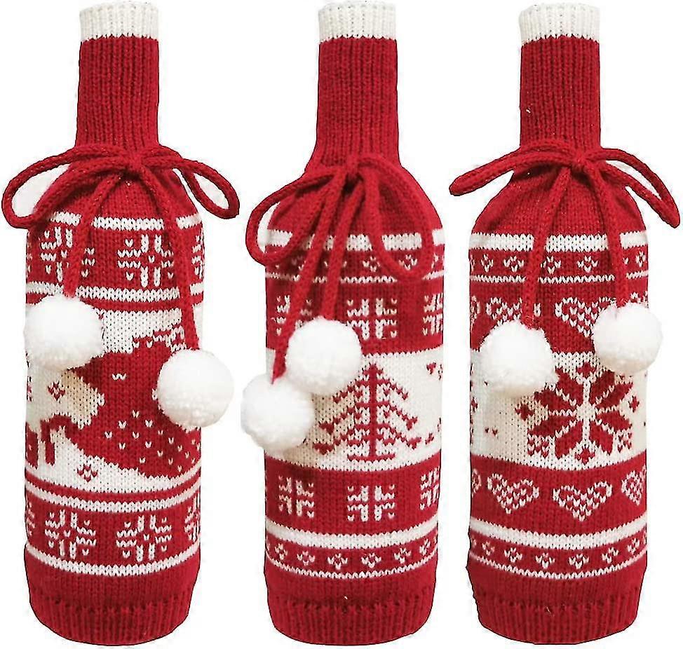 Christmas Wine Bottle Cover