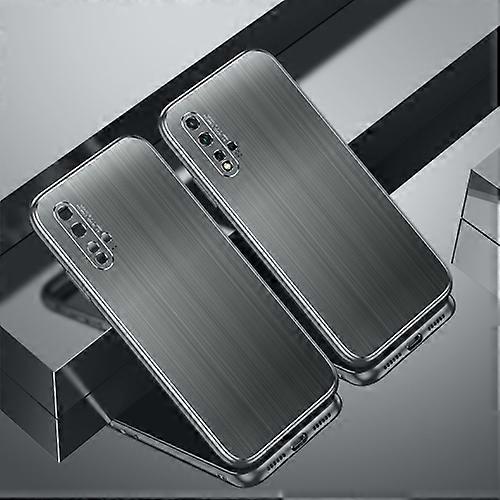 Per Huawei nova 5 Cool Sharp Series Piastra in alluminio spazzolato Custodia protettiva all-inclusive