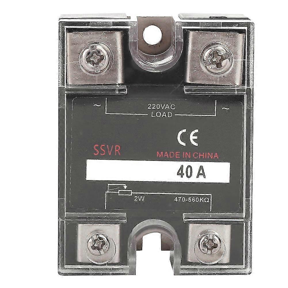 Single Phase Solid State Voltage Regulator SSVR BERM-R 40A 220VAC with 470-560K Load