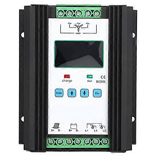 WindSolarHybridRegulator  12V 24V 600W WindSolarController Multi Protection for Field Monitoring