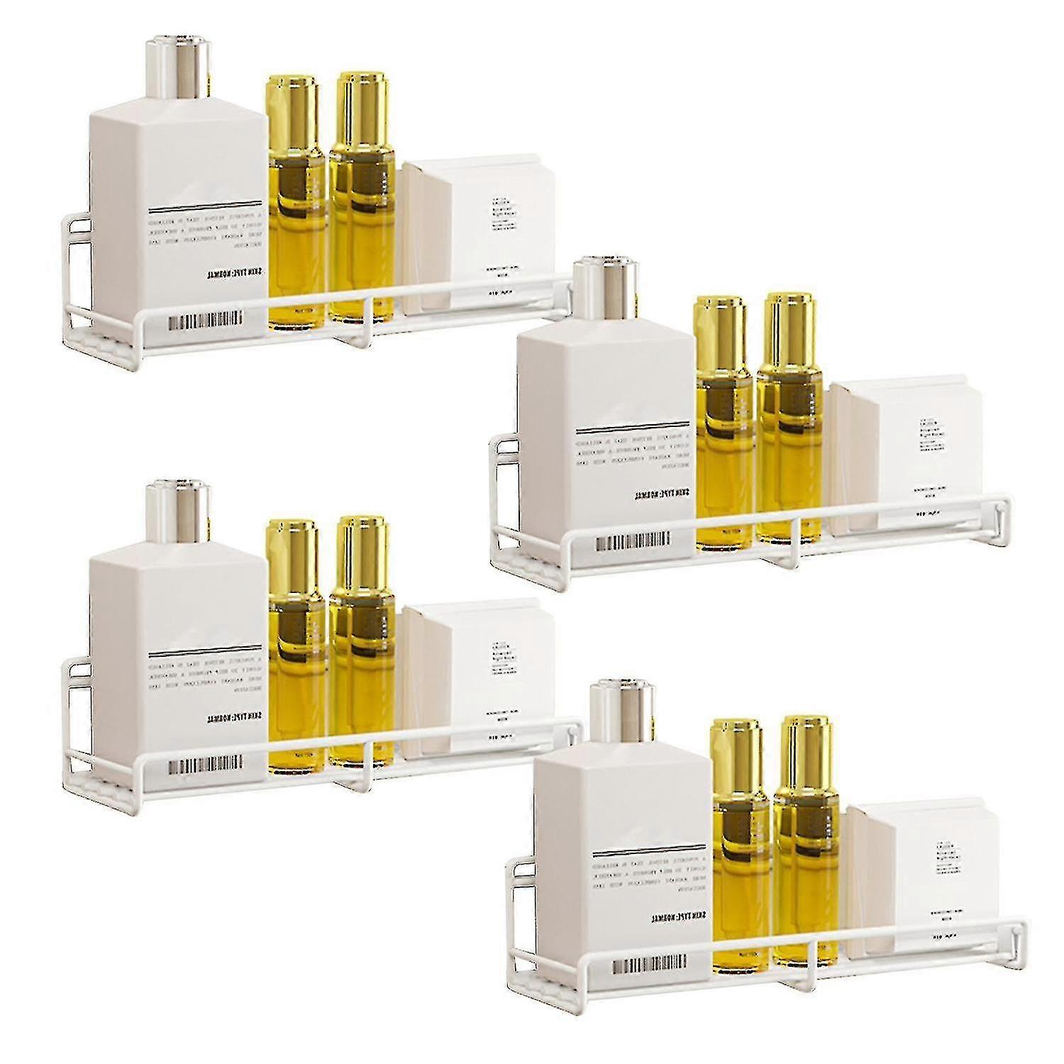 For Refrigerator Kitchen Racks Iron Black White Durable 2pcs/4pcs Practical Tool Magnetic Side Stor