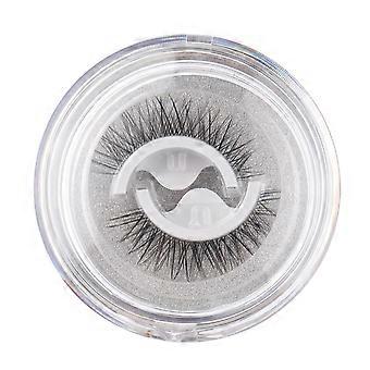 3D Falsche Wimpern Selbstklebend Falsche Wimpern mit Aufbewahrungskoffer Natürliche lange lockige Wimpern Verschiedene Stile Optionale Make-up Wimpern Streifen 1 Paar