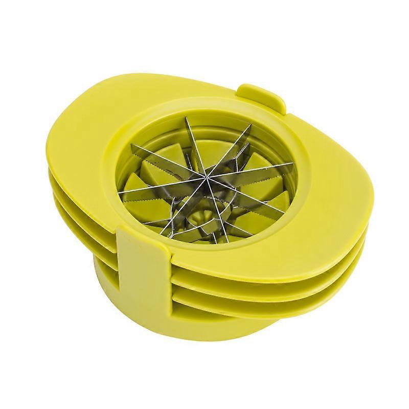 Apple / tomato / mango cutter - set of 3 sturdy bases, sharp stainless steel saw blades