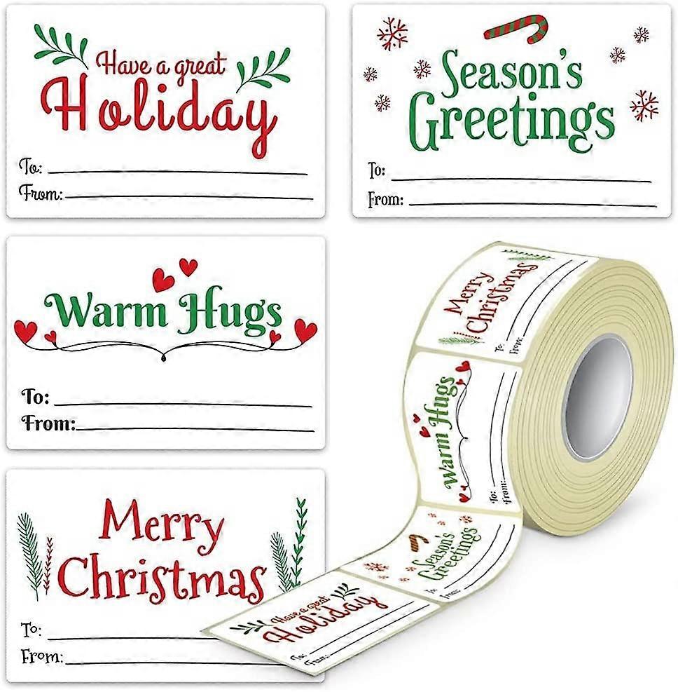 300pcs Merry Christmas Stickers Label