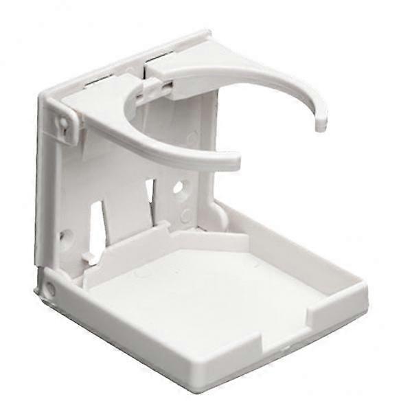 6xPlastic Universal Car Folding Cup Adjustable Drink Holder White