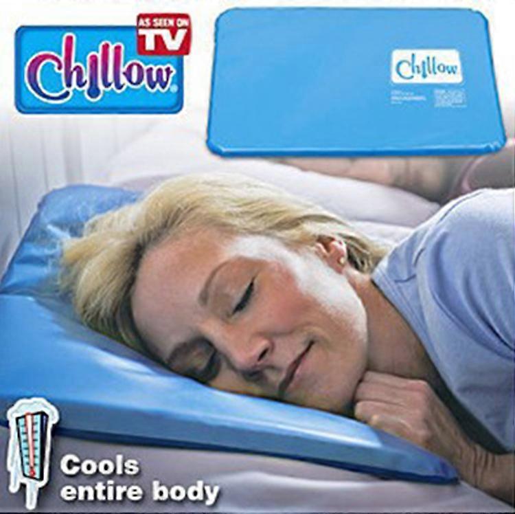 Chillow Cooling Pillow Relaxing Restful Sleep Natural Water Cool Cosy For Sleeping