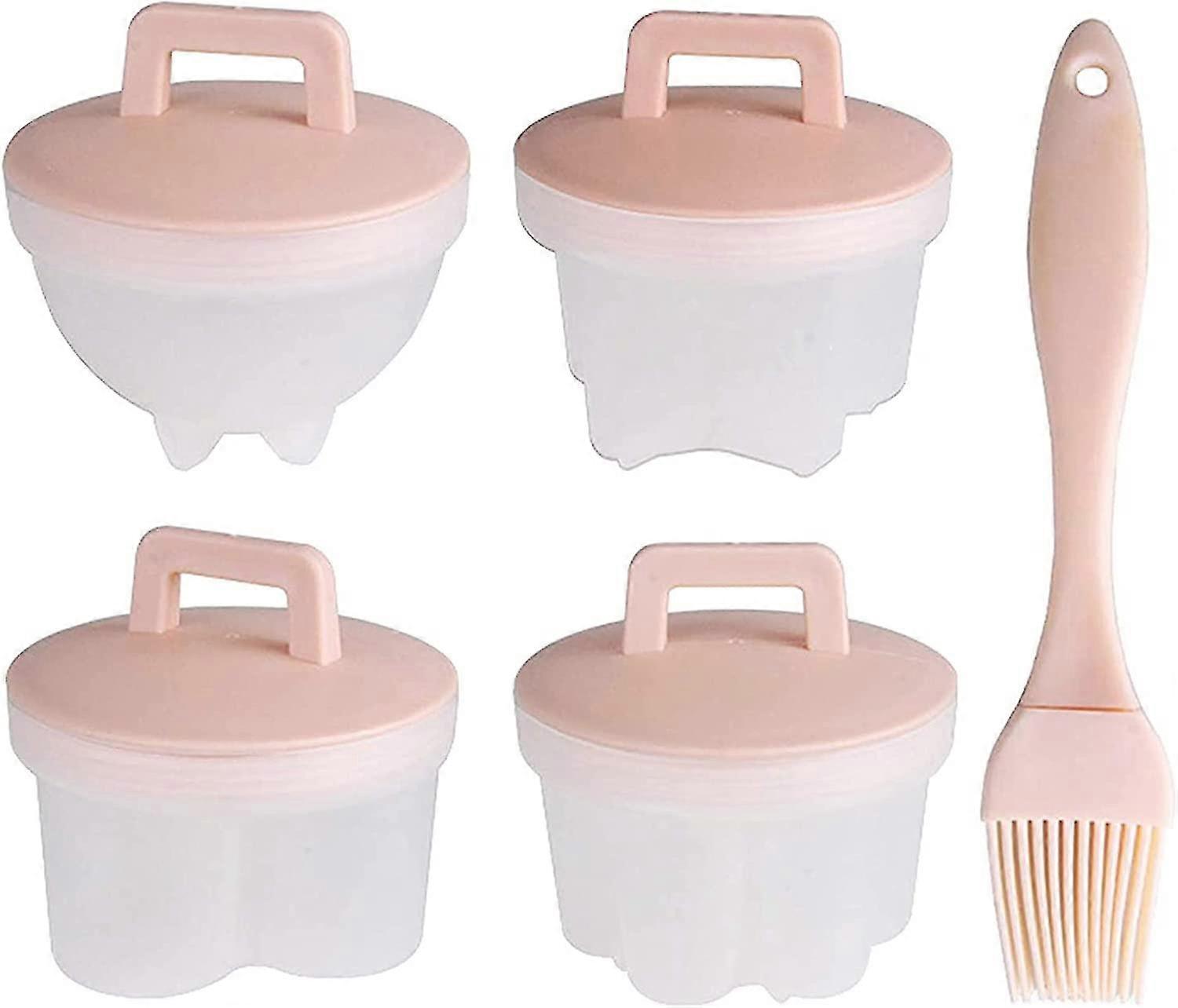 Steamed Egg Tools(4 Pack) Egg Steamer Egg Rings Egglettes Eggs Egg Shaper