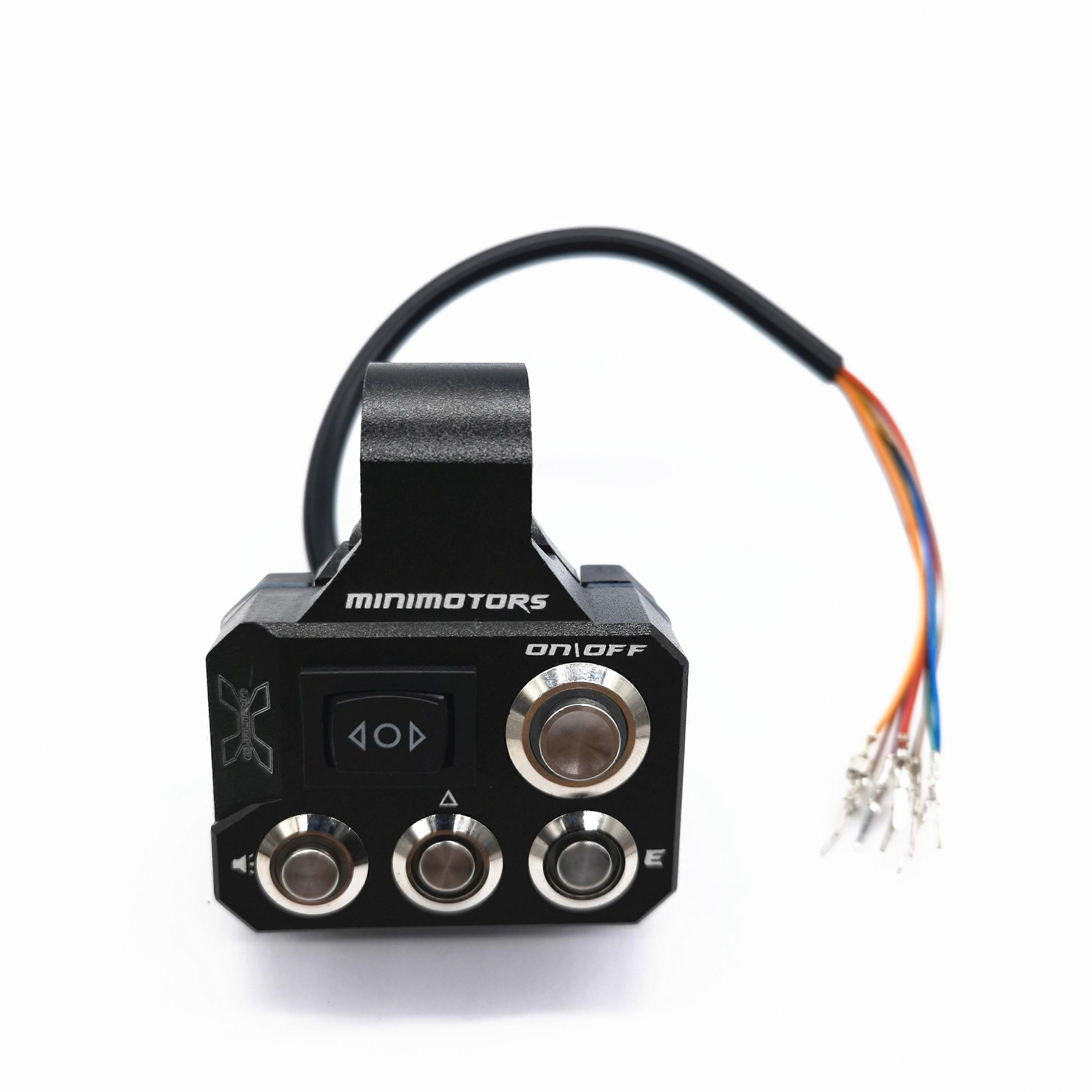 Interruptor multifuncional para interruptor de botão de interruptor de maçaneta de scootor elétrico X II