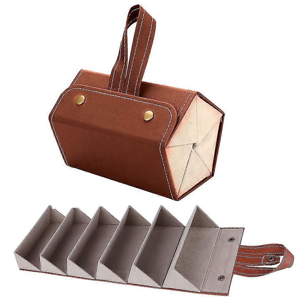 Sunglasses Organizer 5/6 Slots Travel Glasses Case Multiple Pairs Eyeglasses Storage Box Hanging Eyewear Holder