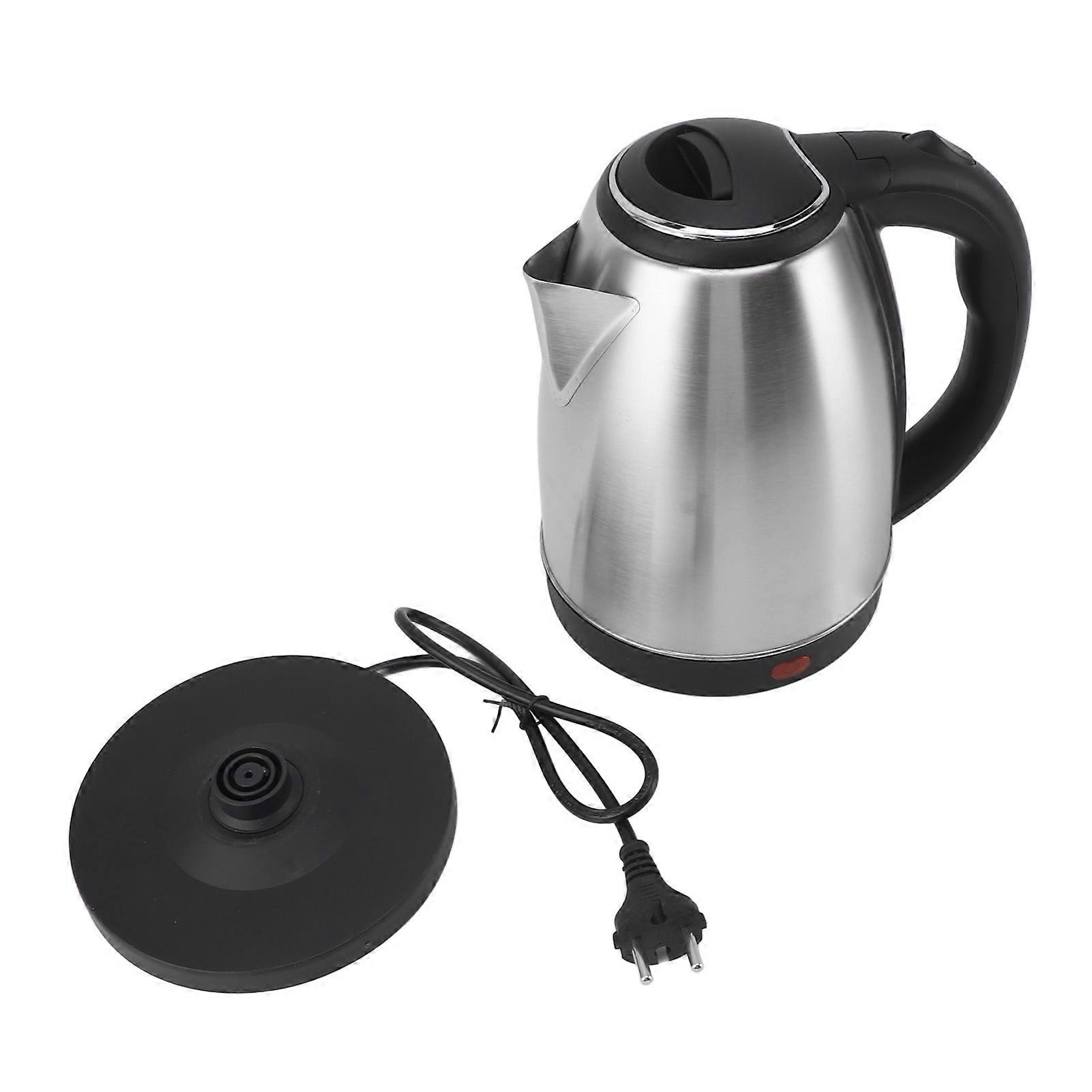 Vannkoker 2L 1500W Automatisk Avstenging Rustfritt Stål Liner Rask Vannkoker For Te Kaffe EU-plugg 220V (YMCAT)