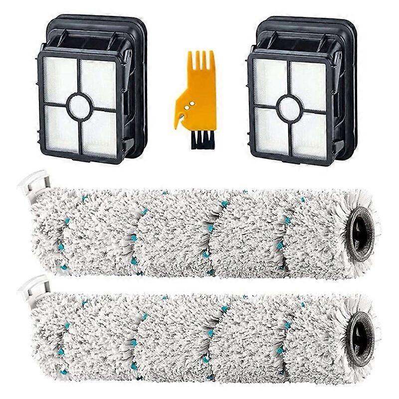 For Bissell Crosswave Cordless Max 2554 2590 2593 Series Vacuum,Multi-Surface 2787 Brush Rolls And 1866 Vacuum Filters