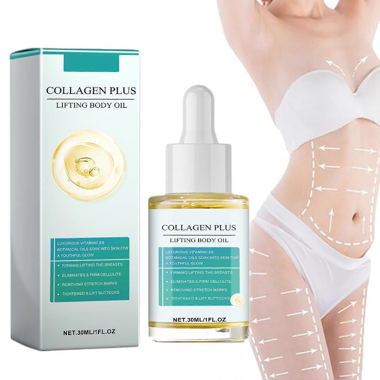CollagenPlus Lifting Body Oil, Collagen Firming Body Oil, Anti-Aging Collagen Oil For Body Face, Reduces Fine Lines And Wrinkles -GSL