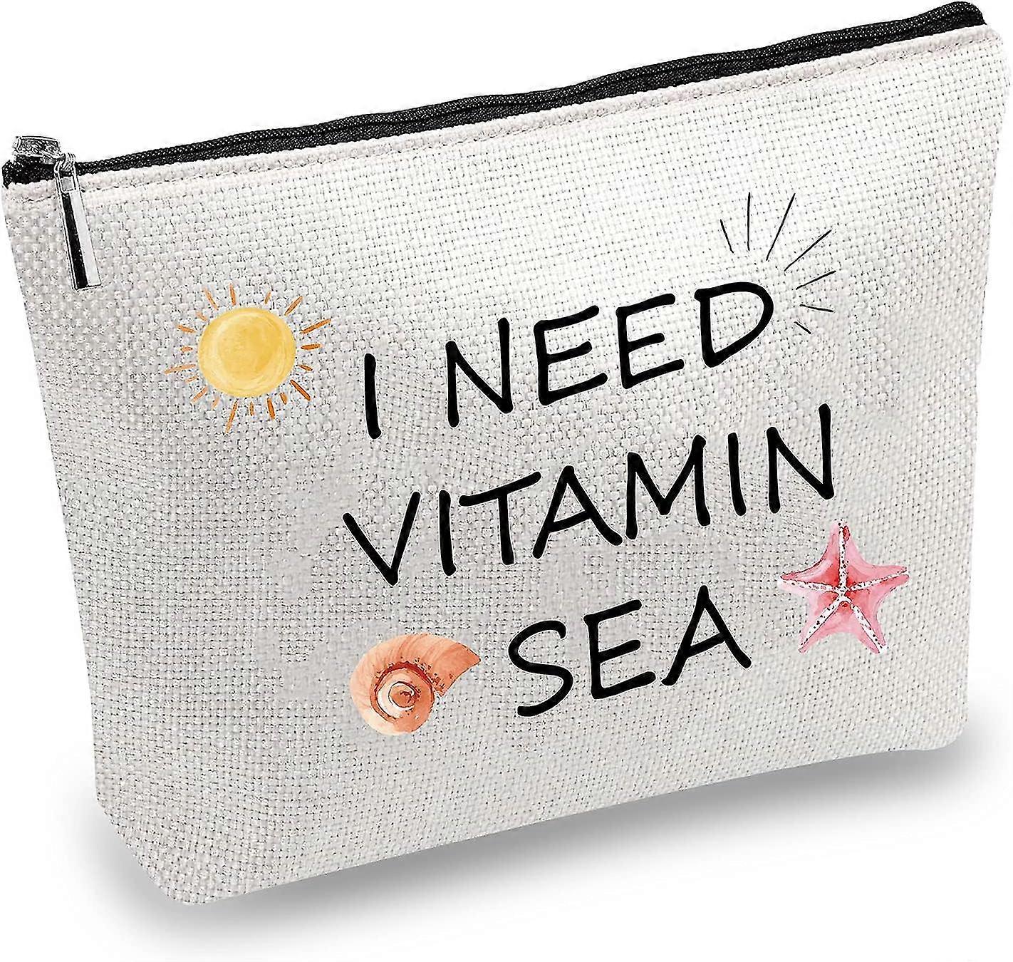 Canvas Make Up Bags - Multi-function Pouches With Zipper (10x7inch)