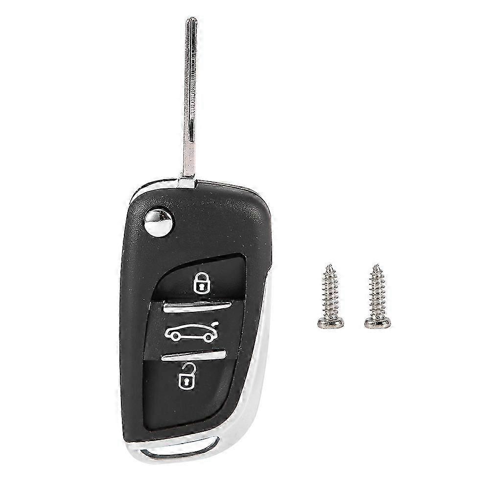 3-button Remote Key Case Shell Cover Replacement Ce0536 Fit For Citroen C2 C3 C4 C5 C6 C8(type1