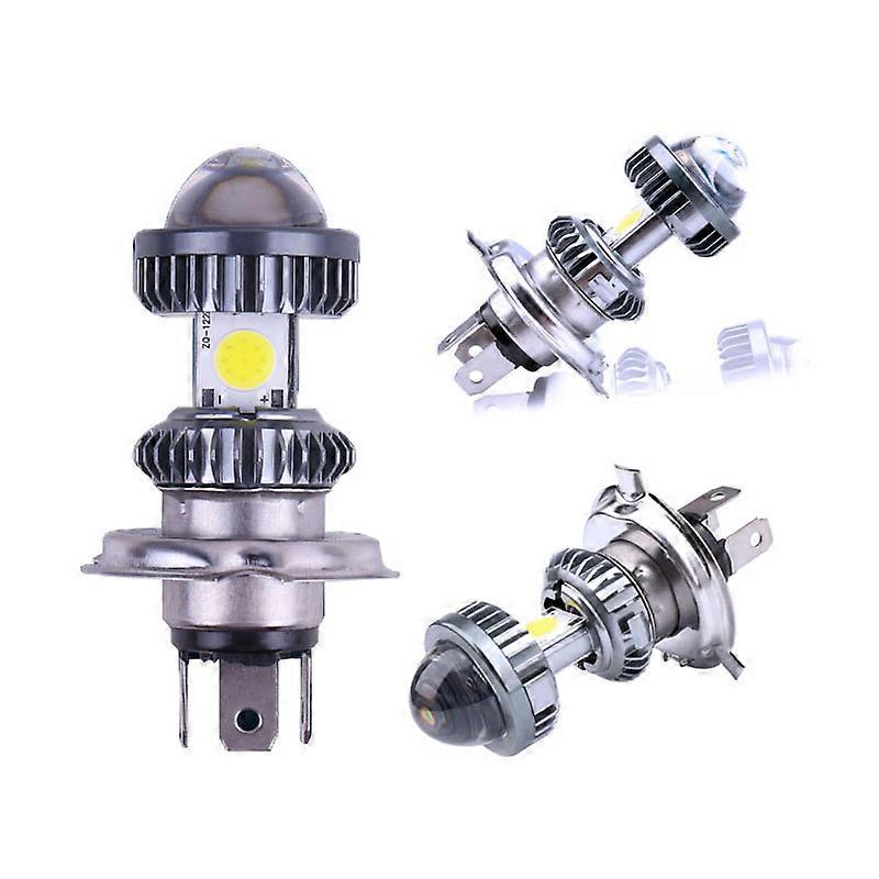 8-80V New BA20D Motorcycle Led Headlight Bulbs H4 Motorbike High Bright COB Hi Lo Lamp Scooter Car Accessories Fog Lights